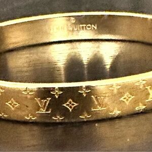 Louis Vuitton Monogram Gold-color Bracelet